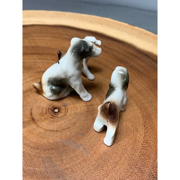 Vintage Miniature Porcelain Dog Figurines Set of 3 - Picture 3 of 9